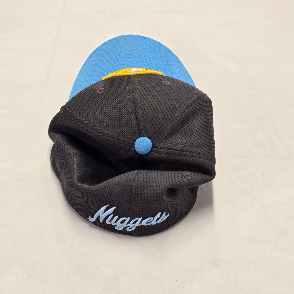 Denver Nuggets NBA Zephyr Baseball Cap Black Blue Hat - Picture 3 of 6